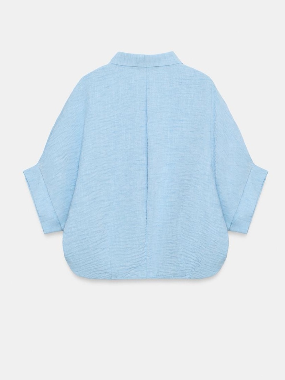 NWT Zara Short Sleeve Balloon Shirt - Picture 7 of 8